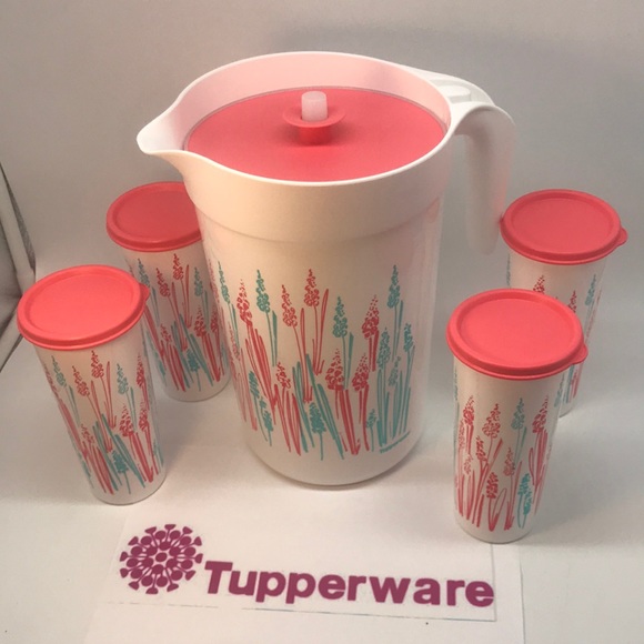 Tupperware Set Jumbo Jug 4 Liter & 16 oz Tumbler